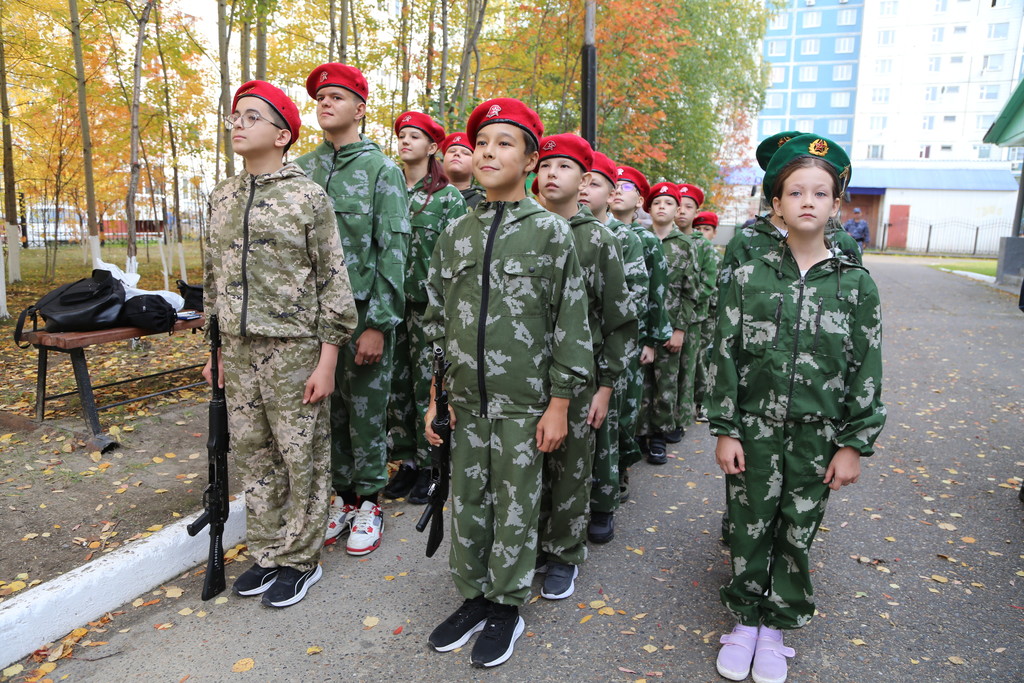 городской слет юнармейских отрядов города Нижневартовска 1