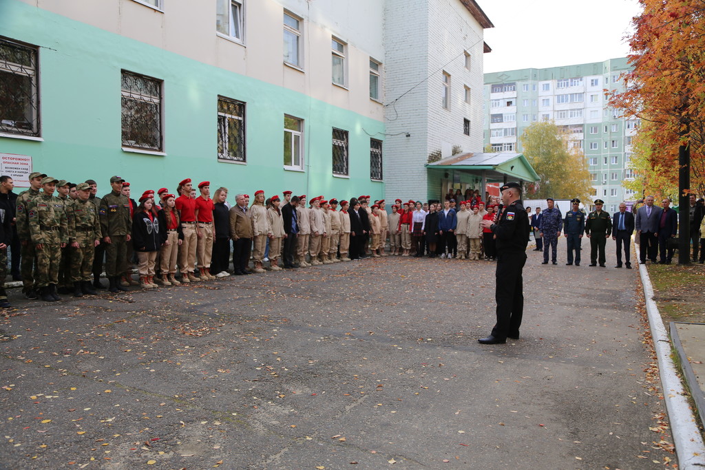 городской слет юнармейских отрядов города Нижневартовска 2