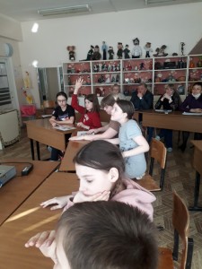 Обучающиеся активно работают и отвечают