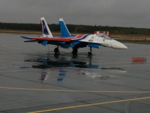 Истребитель ВВС России СУ 35