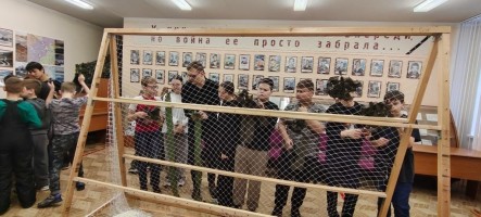 Плетение маскировочных сетей 4